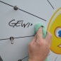 Preview: Glücksrad Premium 80 cm Whiteboard Detail