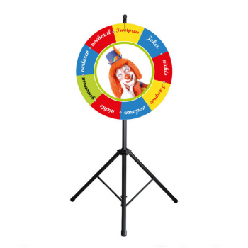 Glücksrad Premium 100 cm Clown