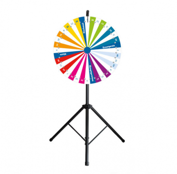 Glücksrad Premium 100 cm Regenbogen