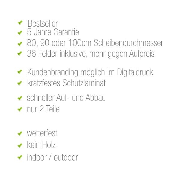 Glücksrad Premium 80 cm - Eigenes Design