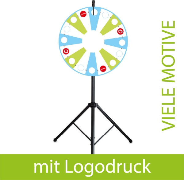 Glücksrad Premium 80 cm - Logodruck