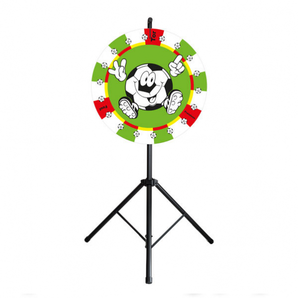 Glücksrad Premium 90 cm Fußball